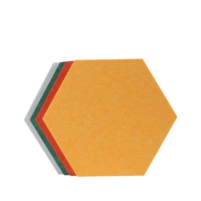 China Soundproofing Wall Hexagonal Acoustic Panels Fire Retardant High Density for sale