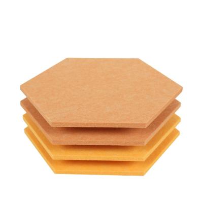 China Hexagon Acoustic Panels High Density Soundproof Absorption Panel Acoustic Solution for sale