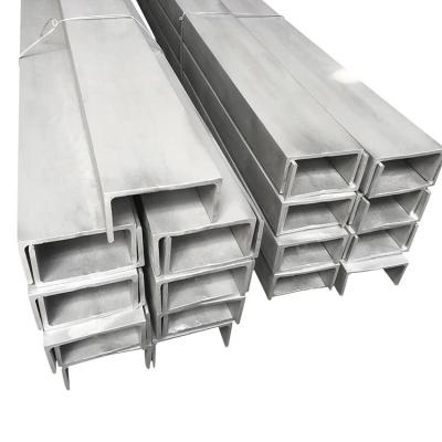 China Hot Rolled U Shaped Stainless Steel Channel 316 316L 321 2B Embossed for sale