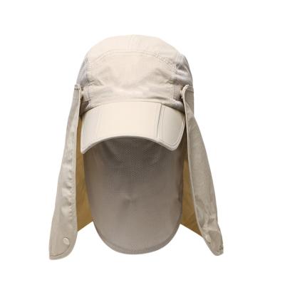 China Men Women SPF 50+ UV Protection Safari Sun Hat with Adjustable Straps  100%ployester black for sale