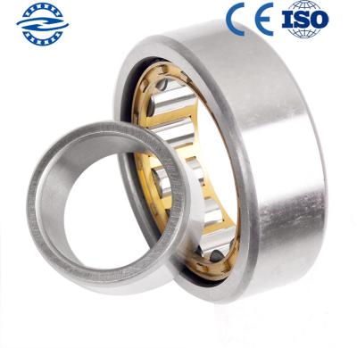 China Low Friction NJ208 Cylindrical Roller Bearing / GCR15 Material Flanged Bearing 40*80*18MM for sale