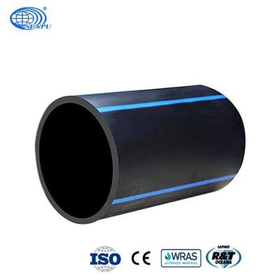 China Tubos de água PE de grande diâmetro PE100 PN6 Tubo de polietileno de alta pressão à venda