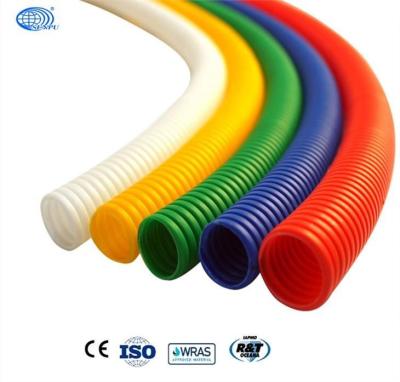 China Flexible HDPE Corrugated Pipe For Electrical Conduit Fire Resistant for sale