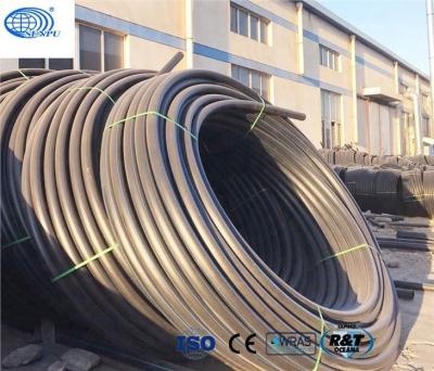 China HDPE High Density Polyethylene PE Water Pipes 12m Black Poly Pipe For Potable Water for sale