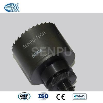 China Heavy Duty Pipe Hole Saw Cutter 60mm 46mm Antirust Anti Vibration for sale