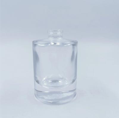 China Clear Glass 100ml Perfume Bottle Cosmetic Packaging for sale