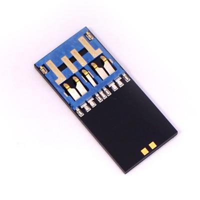 China Memoria USB de la prenda impermeable 3,0 UDP semi acabó el microprocesador coloidal negro en venta