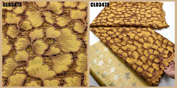 Quality Supoo fashion fabrics african lace fabric watersoluble embroidery fabric french for sale