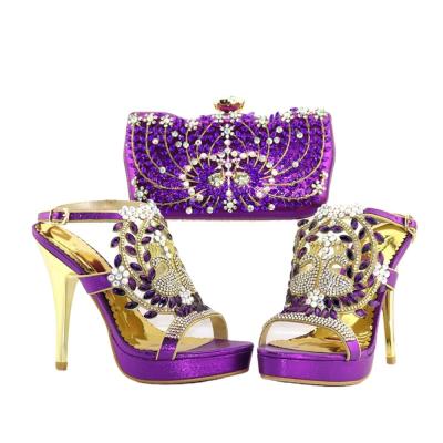 China SB2269 Italian matching shoes and bags set for party for sale