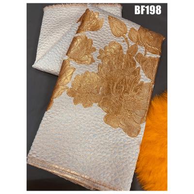 China New arrival brocade lace african lace fabric for lady dress for sale