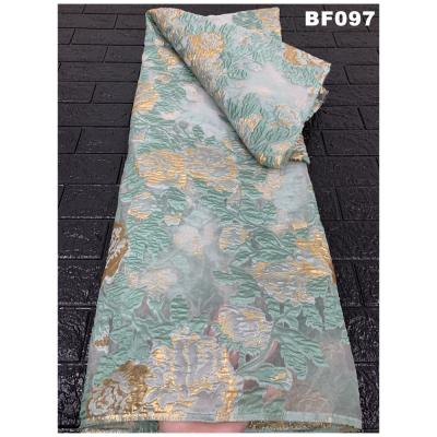China 2020 high quality jacquard brocade fabric evening dress for sale
