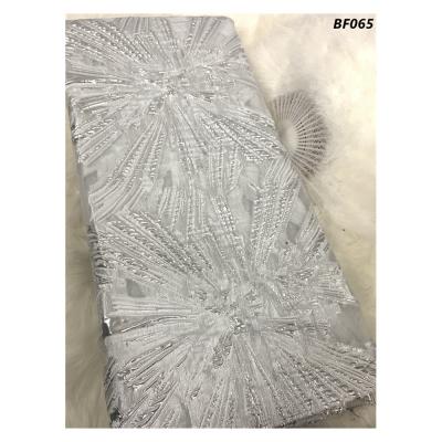 China Good quality brocade lace  african lace nigierian fabric   for wedding for sale