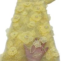 Quality 2023 Fashion Austria Wedding Dress Bridal Dress Fabric High Quality Beaded lace for sale