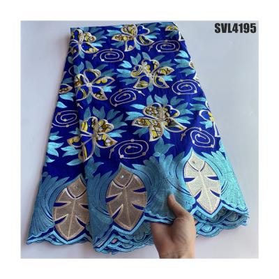China Good quality cotton lace swiss voile lace african lace fabric wedding clothes for sale