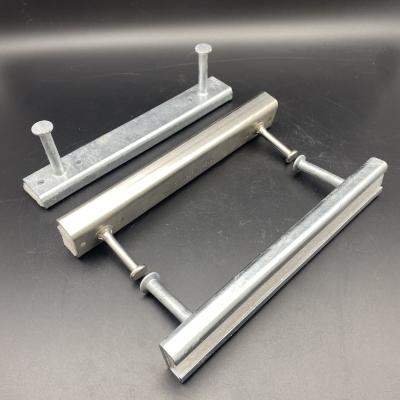 China Canales de inserción de hormigón de zinc eléctrico pre-enterrados personalizados de 41x21 mm en venta