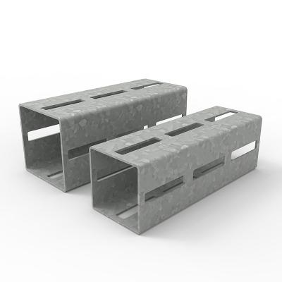 China Heavy Steel Modular Slotted Square Channel for sale