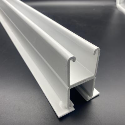 China Canal Unistrut doble con recubrimiento de polvo negro blanco con ala en venta