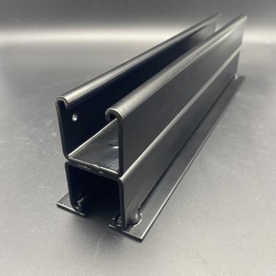 China Canal Unistrut doble con recubrimiento de polvo negro blanco con ala en venta