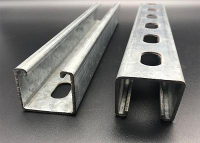 China Powder Coated Metal Strut Channel Slotted 41x21 Hot Dip Galvanized for sale