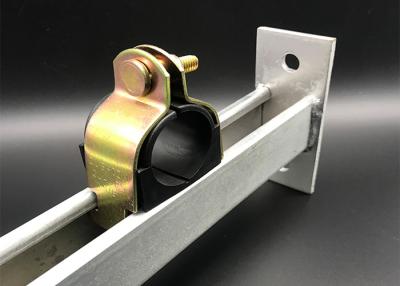China El HDG aisló las abrazaderas de amortiguador del puntal cinc del oro del tubo del tubo de 0,37 pulgadas en venta