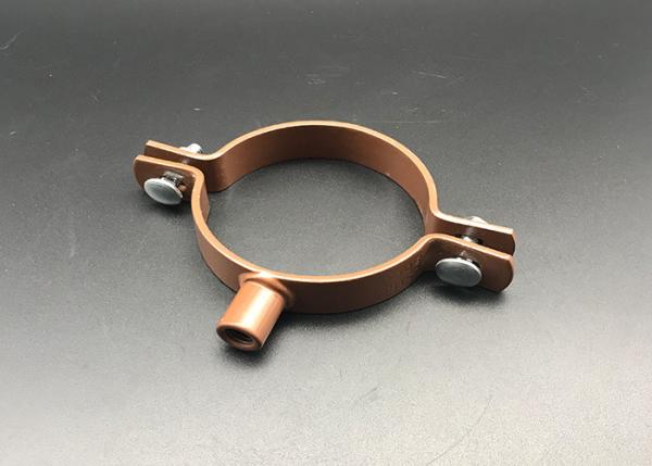 Quality Brown Colour Copper Pipe Bolted Nut Clip PVC Pipe for sale