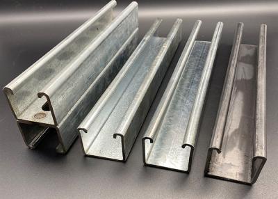 China 41x21 Unistrut C Channel 2.5mm HDG Pre Galvanized Strut Powder Coated Slotted for sale