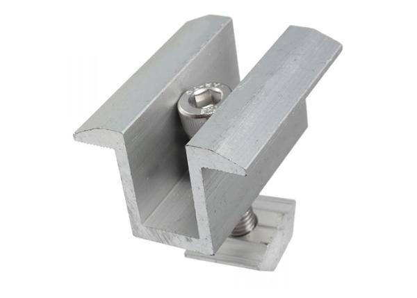 Quality Ss304 Pv Solar Mounting System Fixing Solar Panel Mid Clamps Pre Galvanized for sale