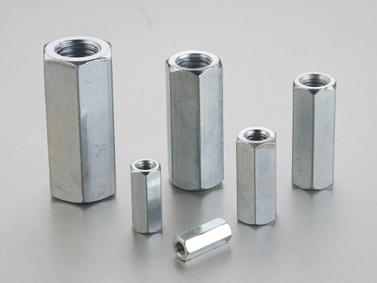 China hexagon long nuts DIN6334 for sale