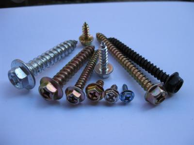 China HEXAGON FLANGE  Self tapping screw for sale