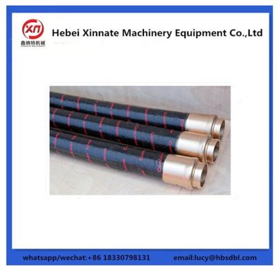 China DN50-DN125 Concrete Pump Rubber Hose Flexible Fabric Hose for sale