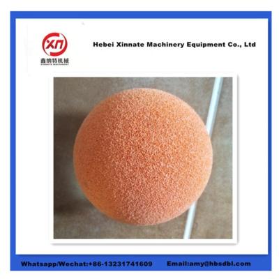 China Soft Medium Hard Concrete Pump Cleaning Ball Rubber Sponge Ball for sale