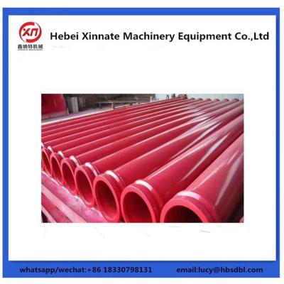 China 5.0mm Wear Resistant Double Layer Pipe For Concrete Pump DN125 133mm en venta
