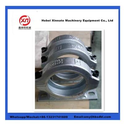 China DN125 Putzmeister Concrete Pump Clamp Coupling Bolt Coupling With Base for sale