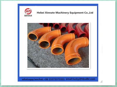 China Double Wall Concrete Elbow Casting Steel ST52 DN125 for sale
