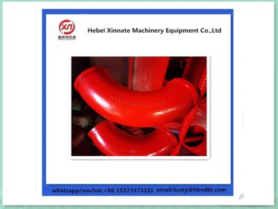 China R275x90D Cast Concrete Pump Elbow Single Wall Twin Wall 20# Concrete Pump Pipe Bend for sale