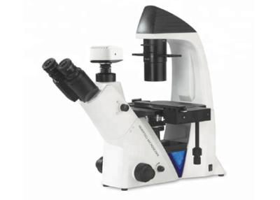 China Biological 40X Inverted Optical Microscope WF10X/22mm Trinocular for sale