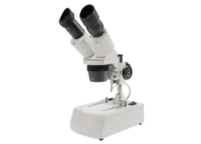 China microscopio de luz estereoscópico del estéreo de la lámpara del halógeno del microscopio binocular de 20X 4X 20m m en venta