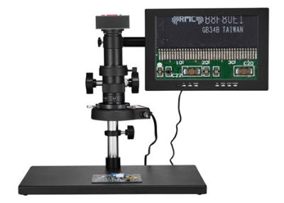 China Microscópio video ótico HDMI-compatível do PWB Digital da indústria 16MP com a tela do Lcd de 10 polegadas à venda