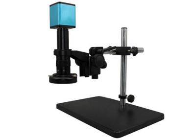 China Brazo 0.7X 4.5X Drawtube monocular del microscopio del soporte del auge de la iluminación del LED en venta