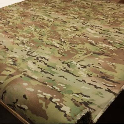China Woven Twill Camo Material Fabric Waterproof Multicam Nylon Cloth for sale