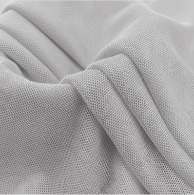 China 100 Polyester Mesh Fabric Abrasion Resistant Breathable Soft Netting Cloth for sale