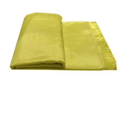China Yellow Cut Resistant Kevlar Fabric , Anti Static Flameproof Para Aramid Cloth for sale