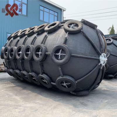 China Marine Floating Bumper Tyre & Chain Yokohama Fenders for Ship-to-Ship for sale