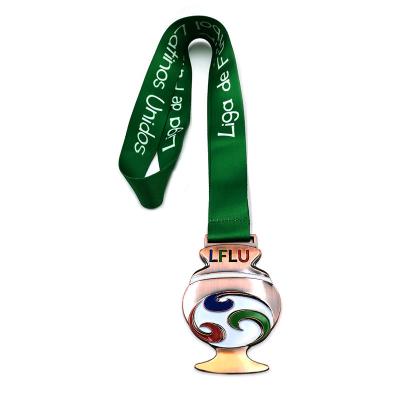 China Heat Sublimation Printing Custom Enamel Medals for sale