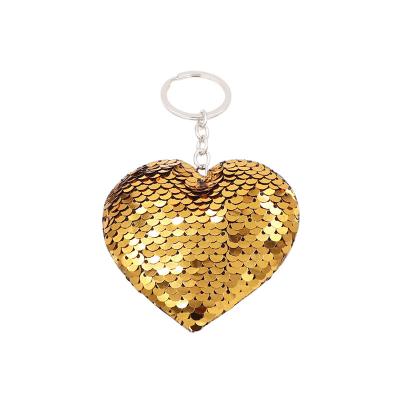 China Plastic Shine Zinc Alloy Metal Personalized Keychain Gifts Rhinestone Lovely Heart Shape for sale