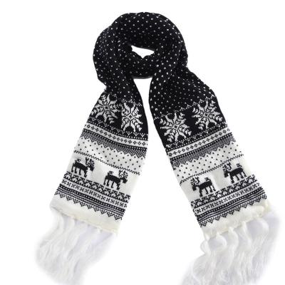 China Factory Supple Wholesale New Design Fashion Custom Winter Soft Business High Quality Knitted Tassel Soccer Scarf for sale
