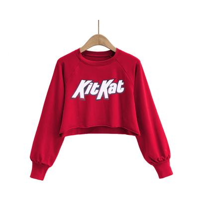Chine Imprimant la conception Autumn Fleece Woman Sweatshirt Hoody occasionnel coloré à vendre