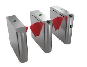 China Exhibition Flap Barrier Turnstile Anti Interference With Alarm Function for sale
