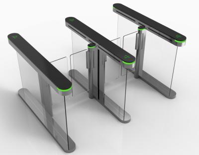 China Entrance Security Glass Swing Turnstile Gate Access Control System for sale