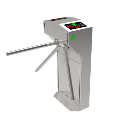 China Vertical Tripod Turnstile Gate Security Entrance Works With RFID IC Cards Reader for sale